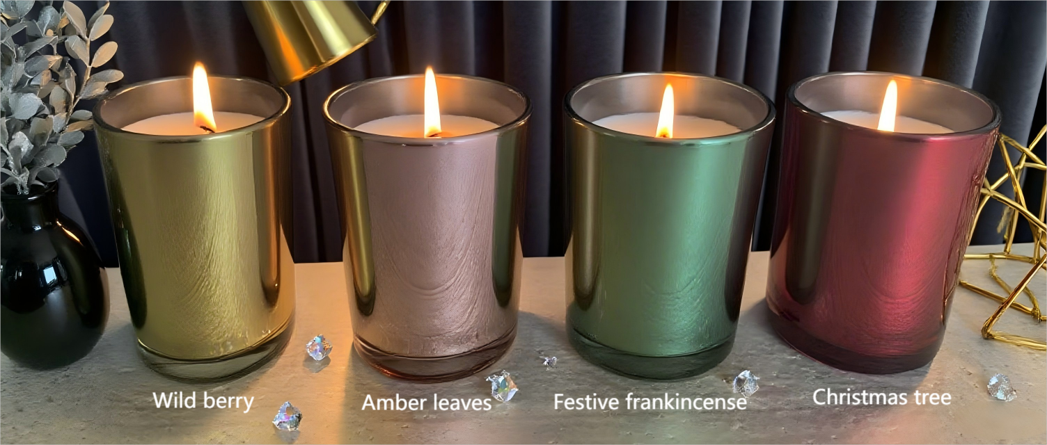 Metallic Glass Candle